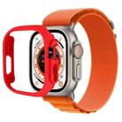 Half-inclusive PC Protective Case For Apple Watch Ultra 49mm(Red) - 1