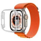 Half-inclusive PC Protective Case For Apple Watch Ultra 49mm(Transparent) - 1