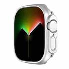 For Apple Watch Ultra 49mm / Apple Watch Ultra 2 49mm Half-inclusive Frosted PC Protective Case(Silver) - 1