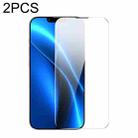 For iPhone 14 / 13 / 13 Pro Baseus 2pcs 0.3mm Nano Crystal Tempered Glass Film - 1