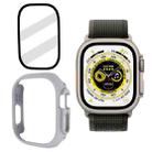 Tempered Glass Film Frosted PC Watch Case For Apple Watch Ultra 49mm / Apple Watch Ultra 2 49mm(Light Grey) - 1