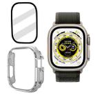 Tempered Glass Film Frosted PC Watch Case For Apple Watch Ultra 49mm / Apple Watch Ultra 2 49mm / Apple Watch Ultra 2 49mm(Transparent) - 1