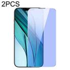 Baseus 2 PCS 0.4mm Corning Anti Blue-ray Tempered Glass Film For iPhone 14 Plus / 13 Pro Max - 1