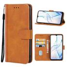 For Realme C30s Leather Phone Case(Brown) - 1