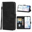 For Realme C30s Leather Phone Case(Black) - 1