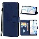 For Realme C30s Leather Phone Case(Blue) - 1