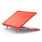 For MacBook Air 13.6 inch A2681 2022 TPU + PC Two-color Anti-fall Laptop Protective Case(Red) - 1