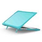 For MacBook Air 13.6 inch A2681 2022 TPU + PC Two-color Anti-fall Laptop Protective Case(Light Blue) - 1