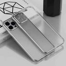 For iPhone 14 Pro Max Electroplated Frosted Phone Case (Silver) - 1