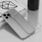 For iPhone 14 Plus Electroplated Frosted Phone Case (Transparent) - 1