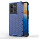 For vivo V25 5G / X80 Lite 5G Honeycomb Phone Case(Blue) - 1