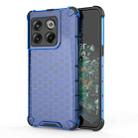 For OnePlus 10T Honeycomb Phone Case(Blue) - 1