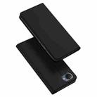 For Realme C30 / Narzo 50i Prime DUX DUCIS Skin Pro Series Flip Leather Phone Case(Black) - 1