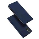 For Xiaomi Poco M4 5G DUX DUCIS Skin Pro Series Flip Leather Phone Case(Blue) - 1