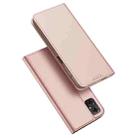 For Xiaomi Poco M4 5G DUX DUCIS Skin Pro Series Flip Leather Phone Case(Rose Gold) - 1