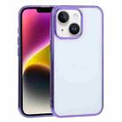For iPhone 14 Plus Ultra-thin Electroplating TPU Phone Case (Purple) - 1