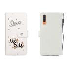 For Galaxy A70 Horizontal Flip Solid Color Rhinestones Leather Case with Card Slot & Wallet & Holder(Trojan) - 1