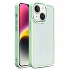 For iPhone 14 Plus Shield Skin Feel PC + TPU Phone Case (Matcha Green) - 1