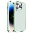 For iPhone 14 Pro Shield Skin Feel PC + TPU Phone Case(Matcha Green) - 1