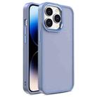 For iPhone 14 Pro Shield Skin Feel PC + TPU Phone Case(Sierra Blue) - 1