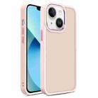 For iPhone 13 Shield Skin Feel PC + TPU Phone Case(Pink) - 1