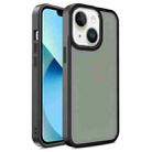 For iPhone 13 Shield Skin Feel PC + TPU Phone Case(Black) - 1