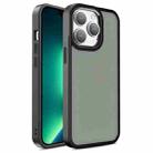 For iPhone 13 Pro Shield Skin Feel PC + TPU Phone Case (Black) - 1