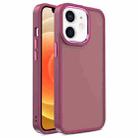 For iPhone 12 / 12 Pro Shield Skin Feel PC + TPU Phone Case(Red) - 1