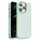 For iPhone 12 Pro Max Shield Skin Feel PC + TPU Phone Case(Matcha Green) - 1