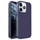 For iPhone 11 Pro Shield Skin Feel PC + TPU Phone Case(Navy Blue) - 1