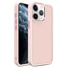 For iPhone 11 Pro Max Shield Skin Feel PC + TPU Phone Case (Pink) - 1