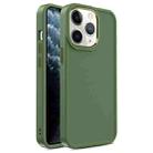 For iPhone 11 Pro Max Shield Skin Feel PC + TPU Phone Case (Dark Green) - 1