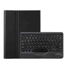 AM18-B Bluetooth Keyboard Leather Case For Lenovo XiaoXin Pad Pro 2022 11.2 inch(Black) - 1