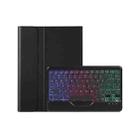 AM18-BS Tri-color Backlight Bluetooth Keyboard Leather Case For Lenovo XiaoXin Pad Pro 2022 11.2 inch(Black) - 2
