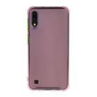 For Galaxy A10 Shockproof TPU Transparent Protective Case(Pink) - 1