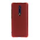 For Xiaomi Redmi K20 Shockproof TPU Transparent Protective Case(Red) - 1