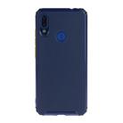 For Xiaomi Redmi Note 7 Shockproof TPU Transparent Protective Case(Dark Blue) - 1