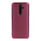 For Xiaomi Redmi Note 8 Pro Shockproof TPU Transparent Protective Case(Rose Red) - 1