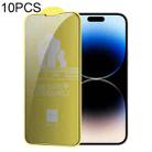 For iPhone 14 Pro 10pcs WEKOME 9D Curved Privacy Tempered Glass Film - 1