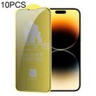 For iPhone 14 Pro Max 10pcs WEKOME 9D Curved Privacy Tempered Glass Film - 1