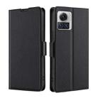 For Motorola Edge X30 Pro 5G/Edge 30 Ultra Ultra-thin Voltage Side Buckle Horizontal Flip Leather Phone Case(Black) - 1