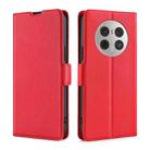 For Huawei Mate 50 Pro Ultra-thin Voltage Side Buckle Horizontal Flip Leather Phone Case(Red) - 1