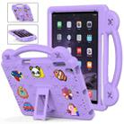 Handle Kickstand Children EVA Shockproof Tablet Case For iPad Air / Air 2 / iPad 5 / 6 / Pro 9.7(Light Purple) - 1