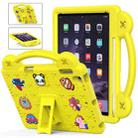 Handle Kickstand Children EVA Shockproof Tablet Case For iPad Air / Air 2 / iPad 5 / 6 / Pro 9.7(Yellow) - 1