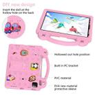 Handle Kickstand Children EVA Shockproof Tablet Case For iPad Air 2020 / 2022 10.9(Pink) - 4