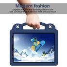 Handle Kickstand Children EVA Shockproof Tablet Case For iPad Air 2020 / 2022 10.9(Navy Blue) - 3