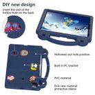 Handle Kickstand Children EVA Shockproof Tablet Case For iPad Air 2020 / 2022 10.9(Navy Blue) - 4