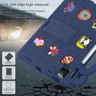 Handle Kickstand Children EVA Shockproof Tablet Case For iPad Air 2020 / 2022 10.9(Navy Blue) - 6