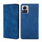 For Motorola Edge X30 Pro 5G/Edge 30 Ultra Skin Feel Magnetic Horizontal Flip Leather Phone Case(Blue) - 1