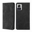 For Motorola Edge X30 Pro 5G/Edge 30 Ultra Skin Feel Magnetic Horizontal Flip Leather Phone Case(Black) - 1